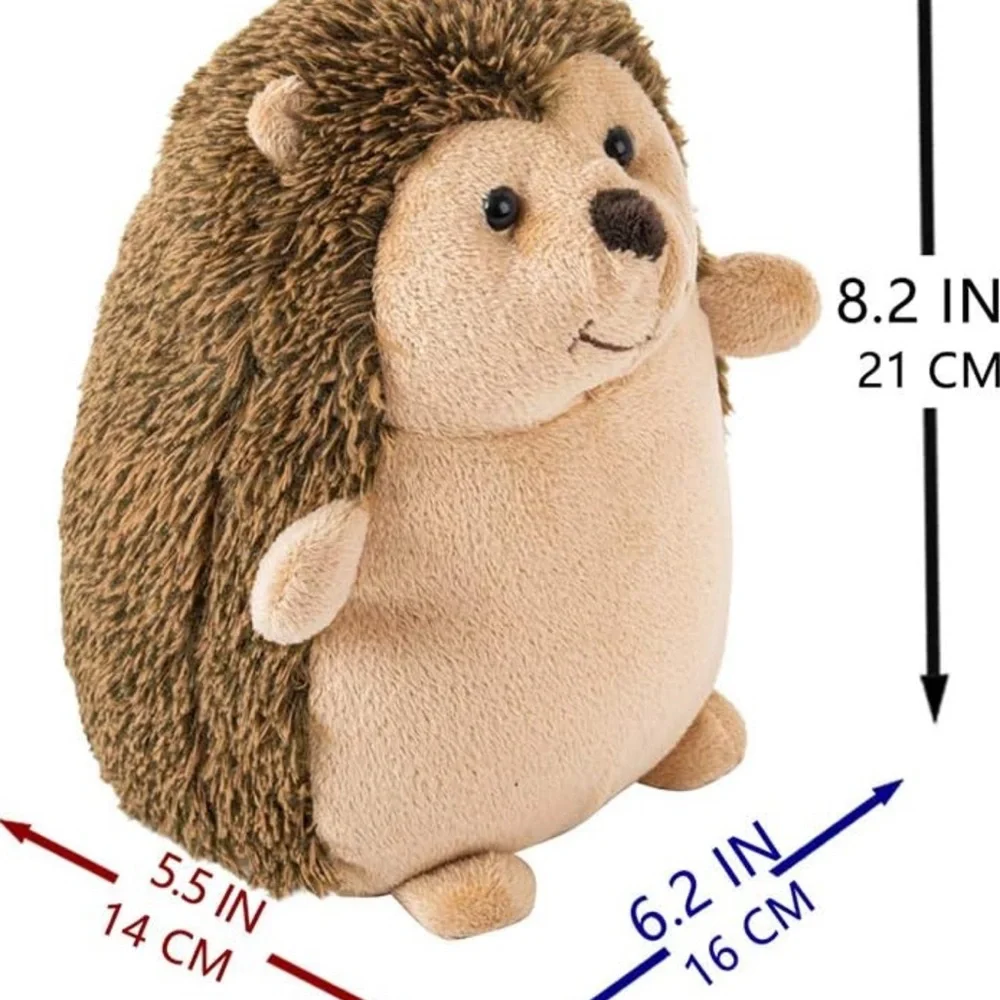 NWT Hedgehog Weighted Interior Doorstop Fabric Stuffed Animal Door Stopper